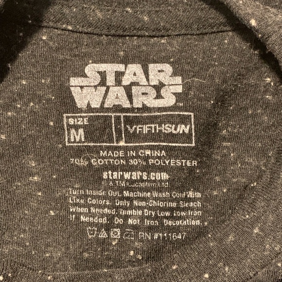 Unisex Star Wars Tie-Dye Tee Shirt - Picture 4 of 4